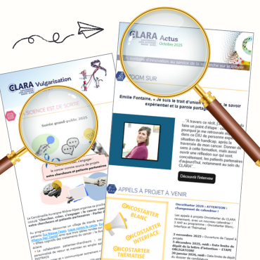 Image Restez connectés à la recherche contre le cancer avec les newsletters du Cancéropôle CLARA