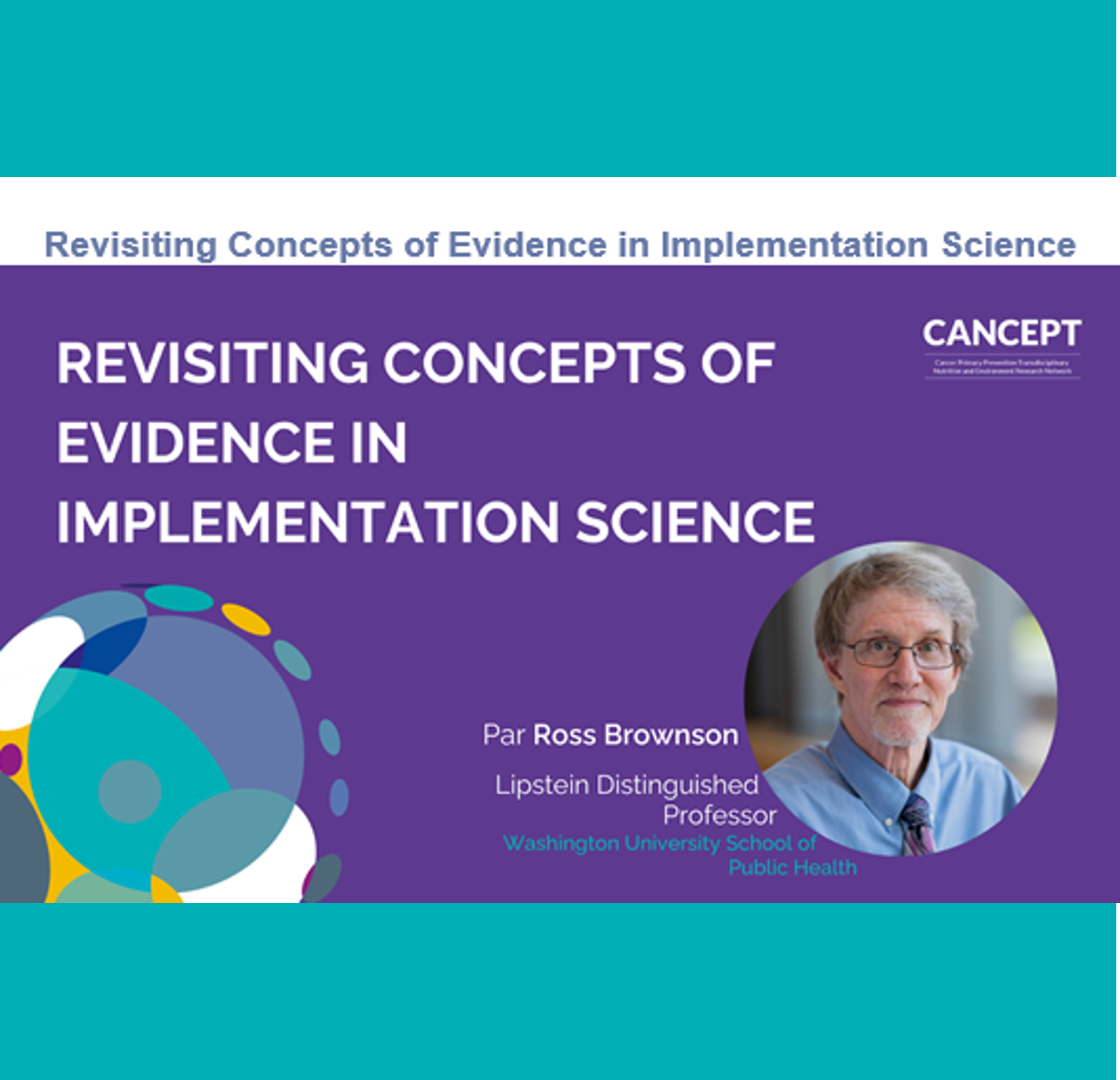 Image Webinaire Revisiting Concepts of Evidence in Implementation Science