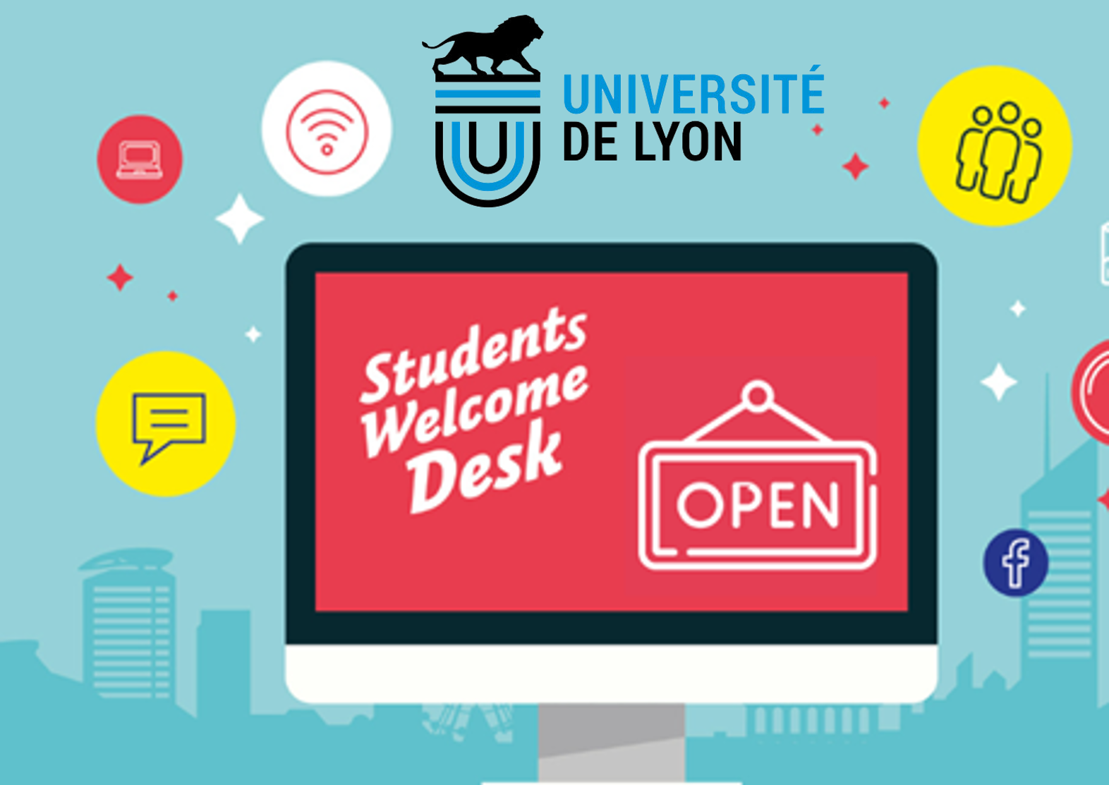 Image Université de Lyon : le Students Welcome Desk continue d’accompagner les étudiants internationaux