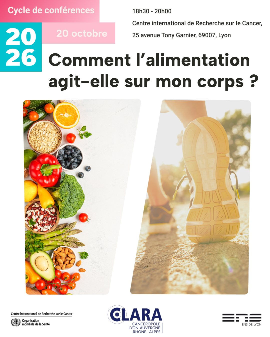 Soirée grand public : Comment l’alimentation agit-elle sur mon corps ?  