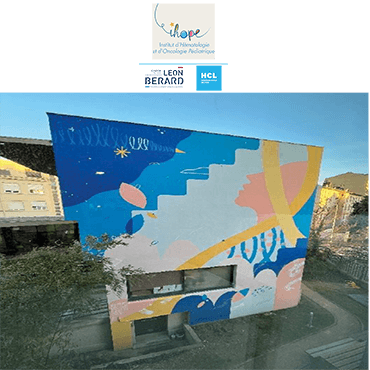Journée mondiale des cancers de l’enfant : une fresque inaugurée sur les murs de l’IHOPe
