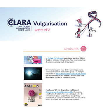 Découvrez la seconde newsletter Vulgarisation scientifique du CLARA !