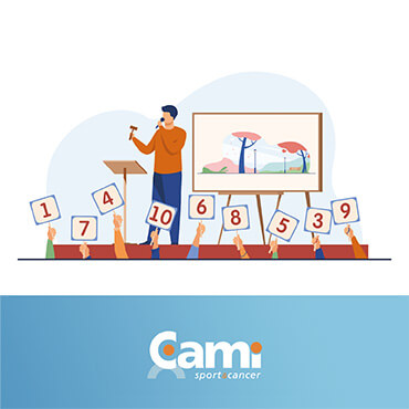 Soutenez la CAMI Sport & Cancer avec les ventes aux enchères !